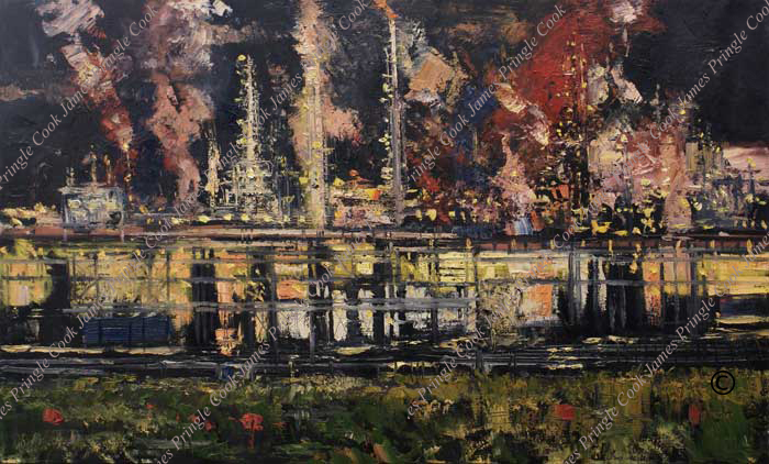 Energy plant Baton Rouge painting by James Pringle Cook
